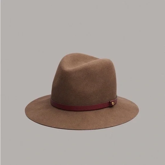 Rag & Bone fedora hat Clara Felted Wool Fedora - Black | rag & bone main image 4